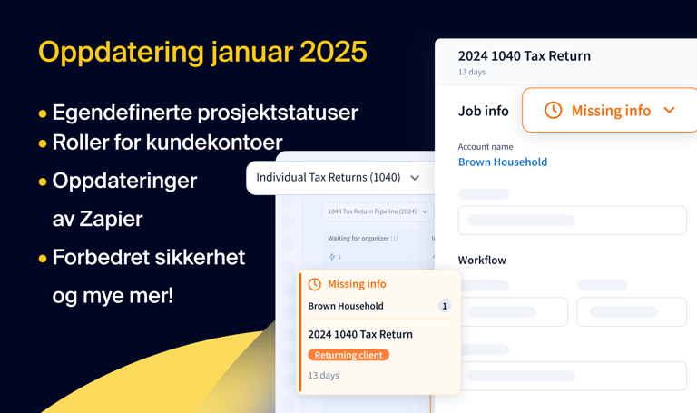 Oppdatering januar 2025