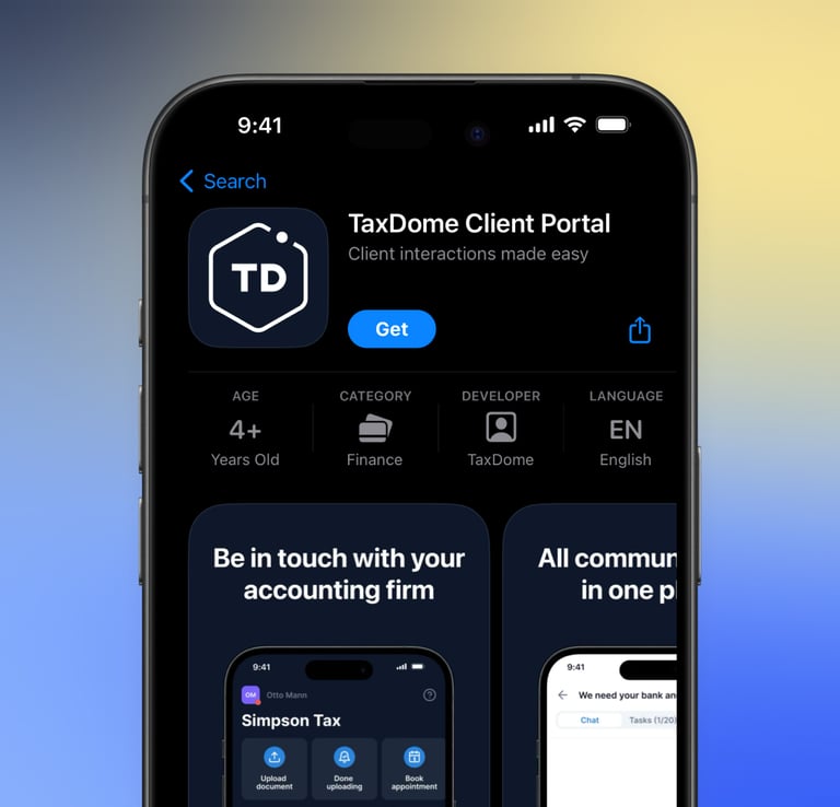TaxDome client portal